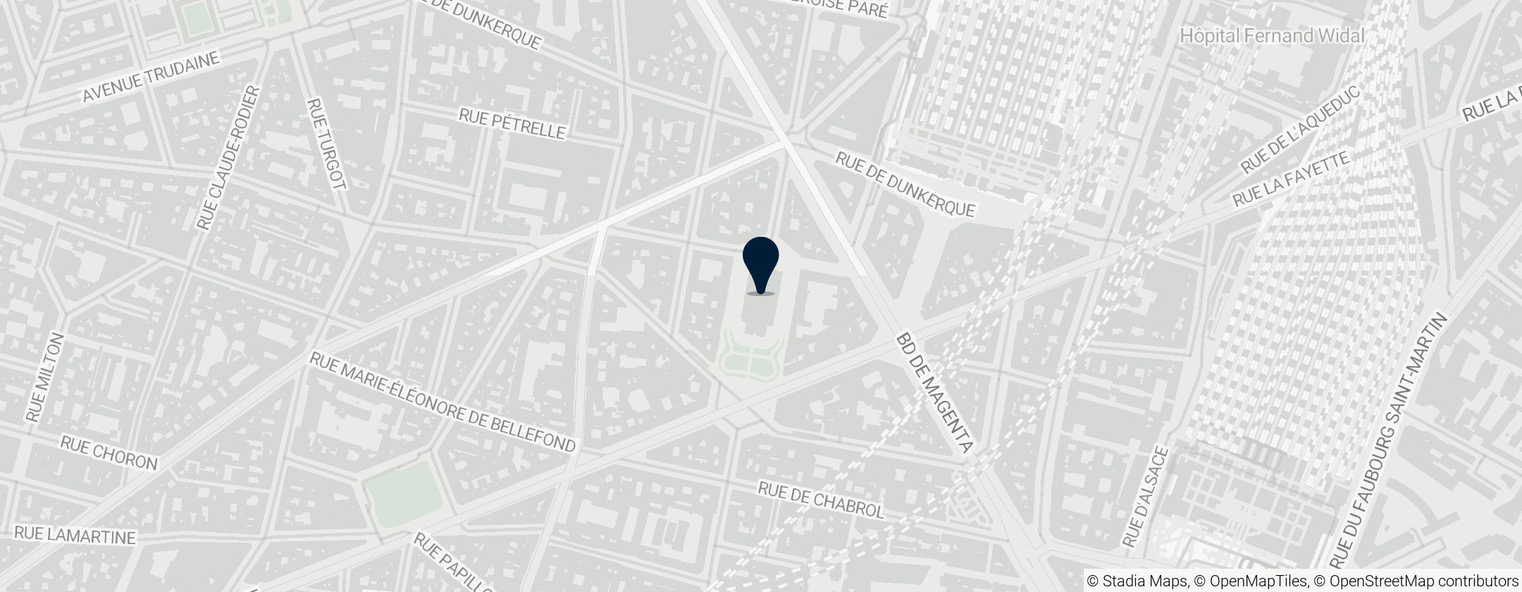 Map of Church of Saint-Vincent-de-Paul