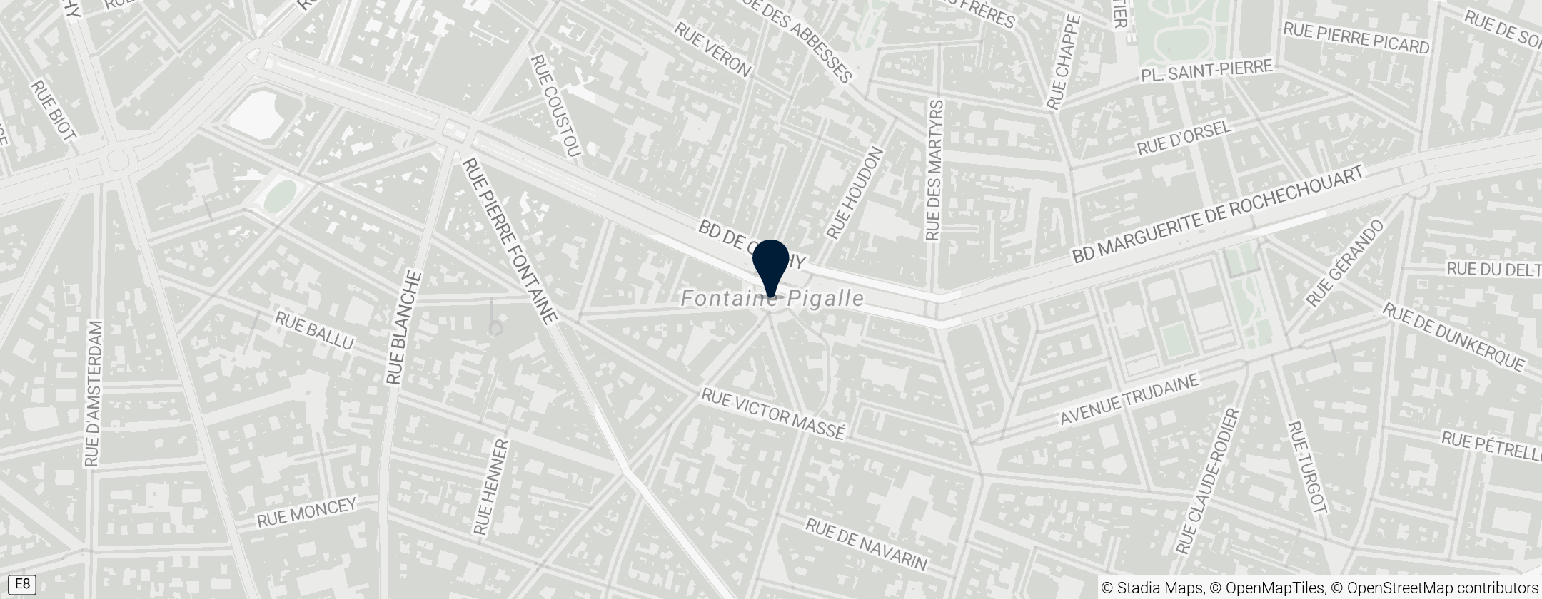 Map of Pigalle Square