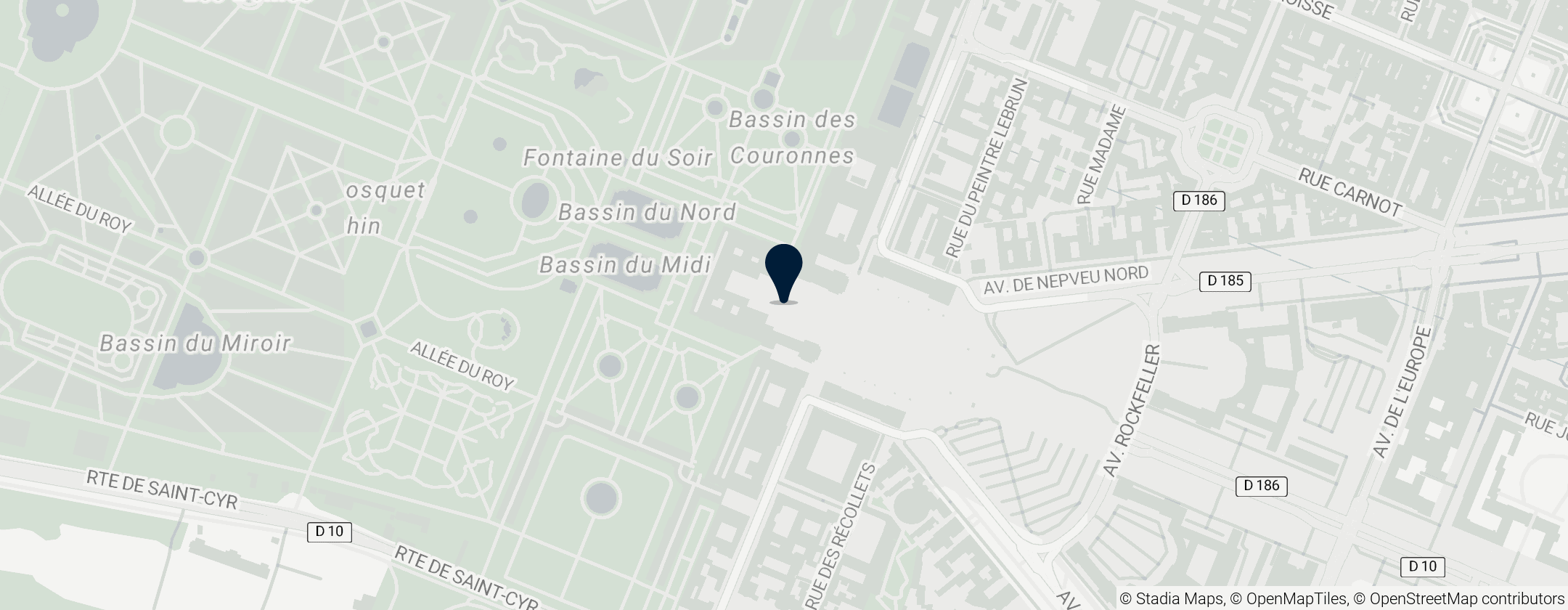 Map of Palace of Versailles