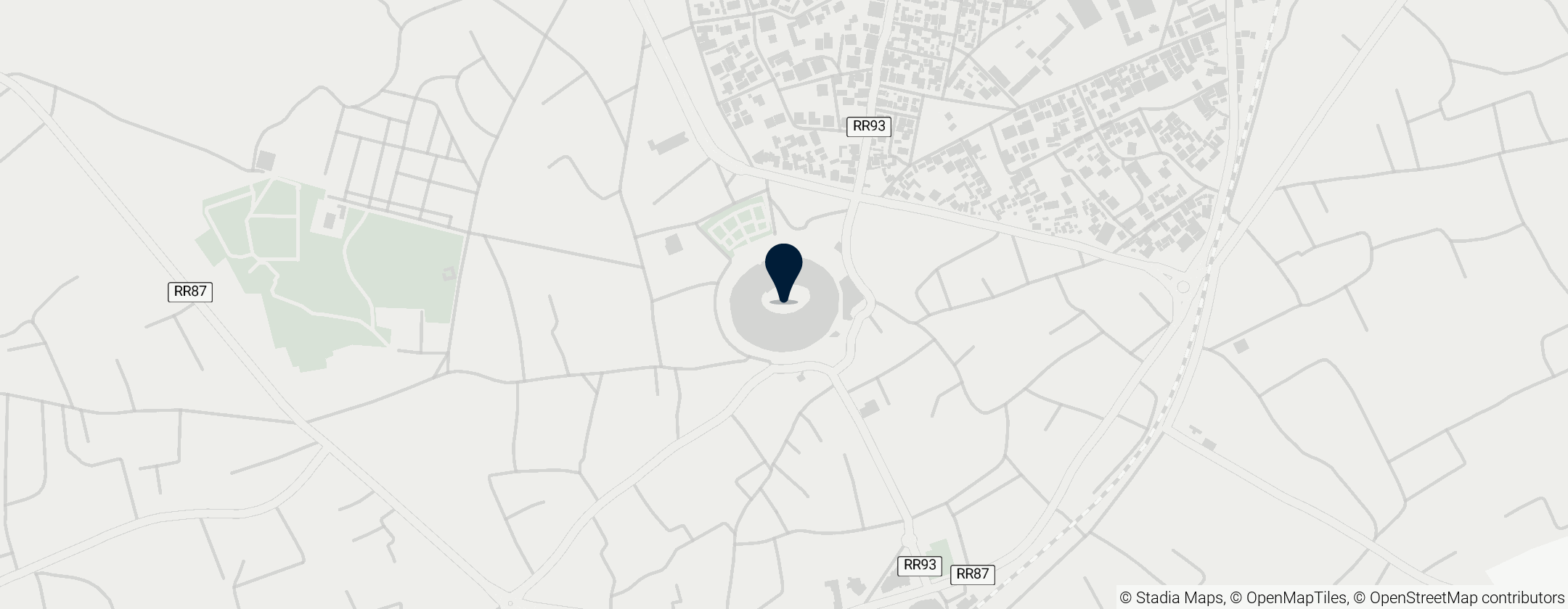 Map of Amphitheatre of El Jem