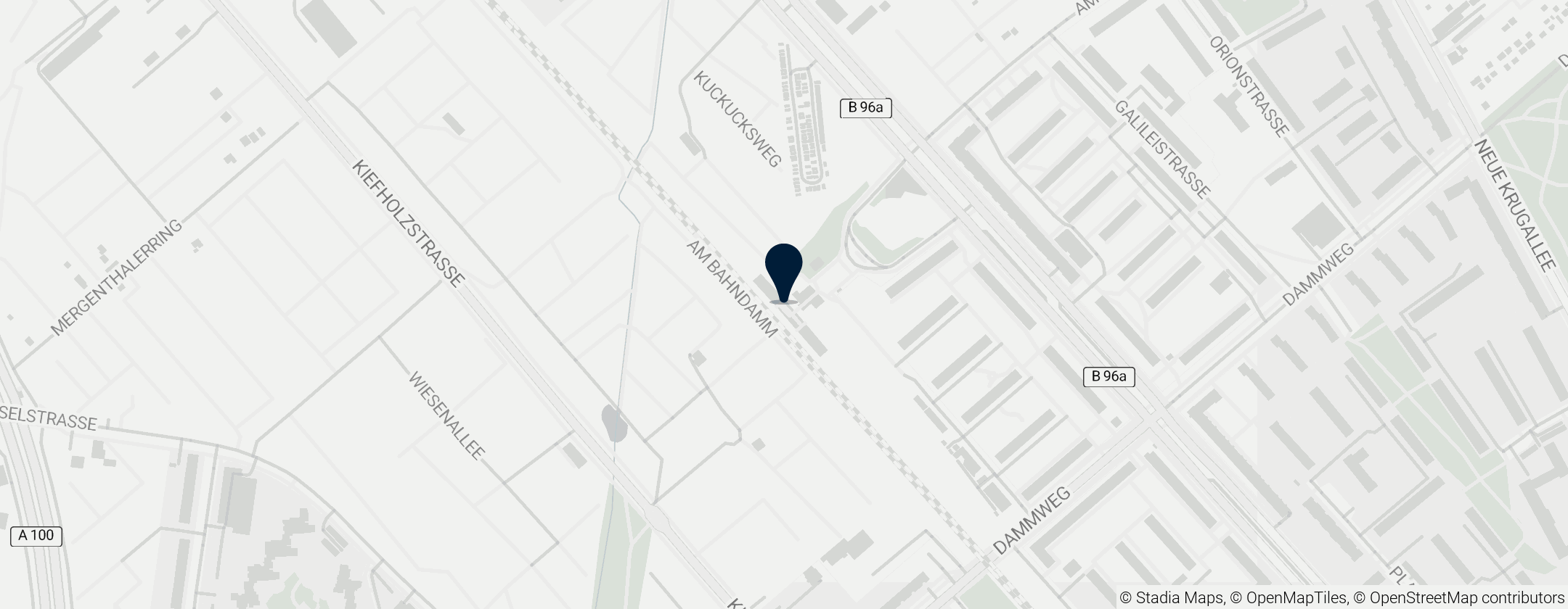 Map of Berlin Plänterwald