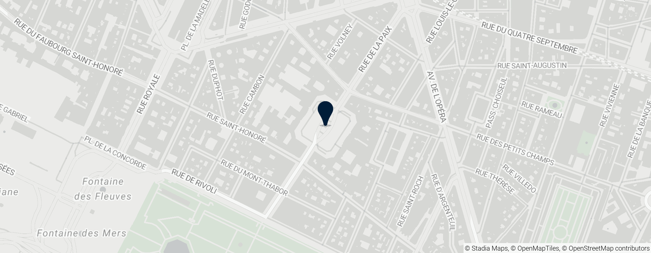 Map of Place Vendôme