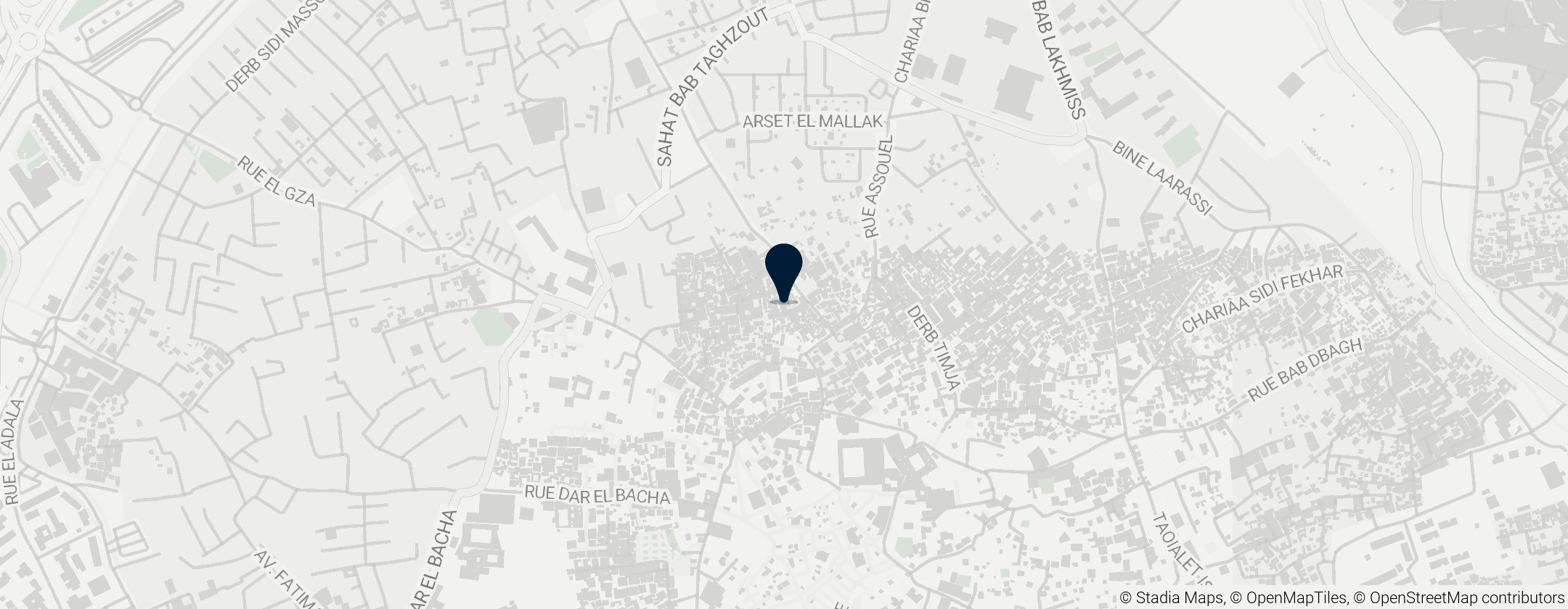 Map of Moroccan Living Art Museum