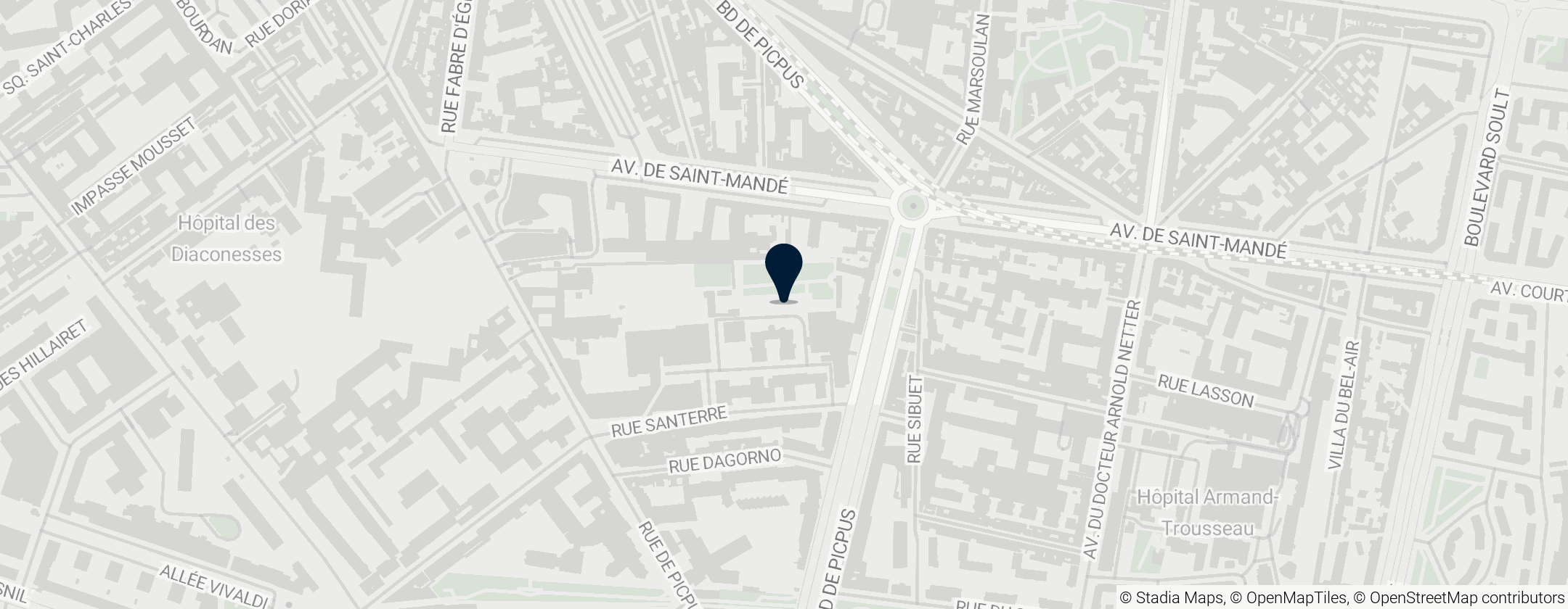 Map of Picpus Cemetery