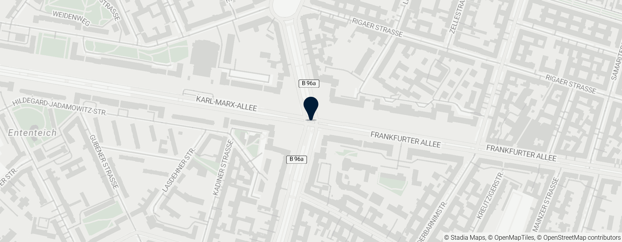 Map of Frankfurter Tor