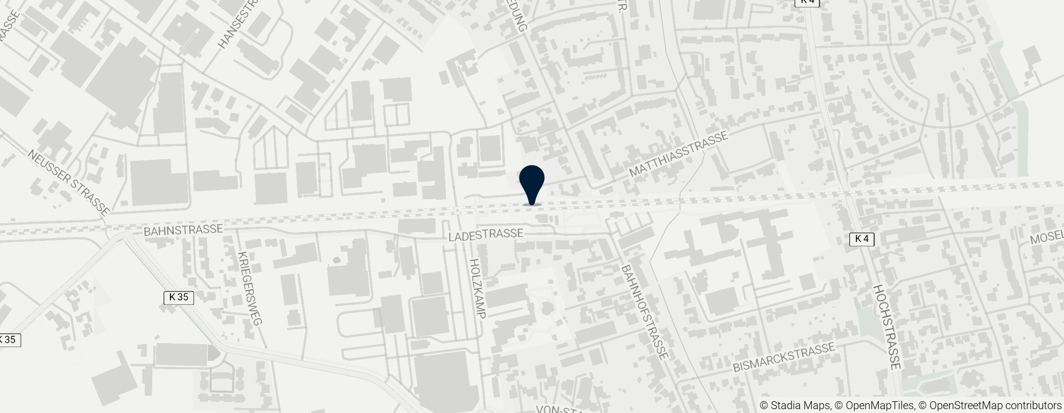 Map of Station Kleinenbroich