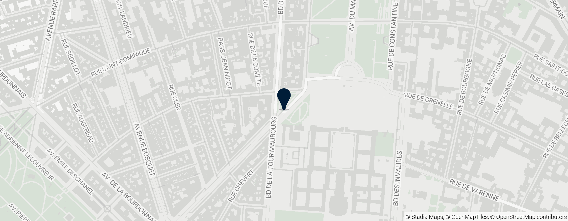 Map of La Tour-Maubourg station