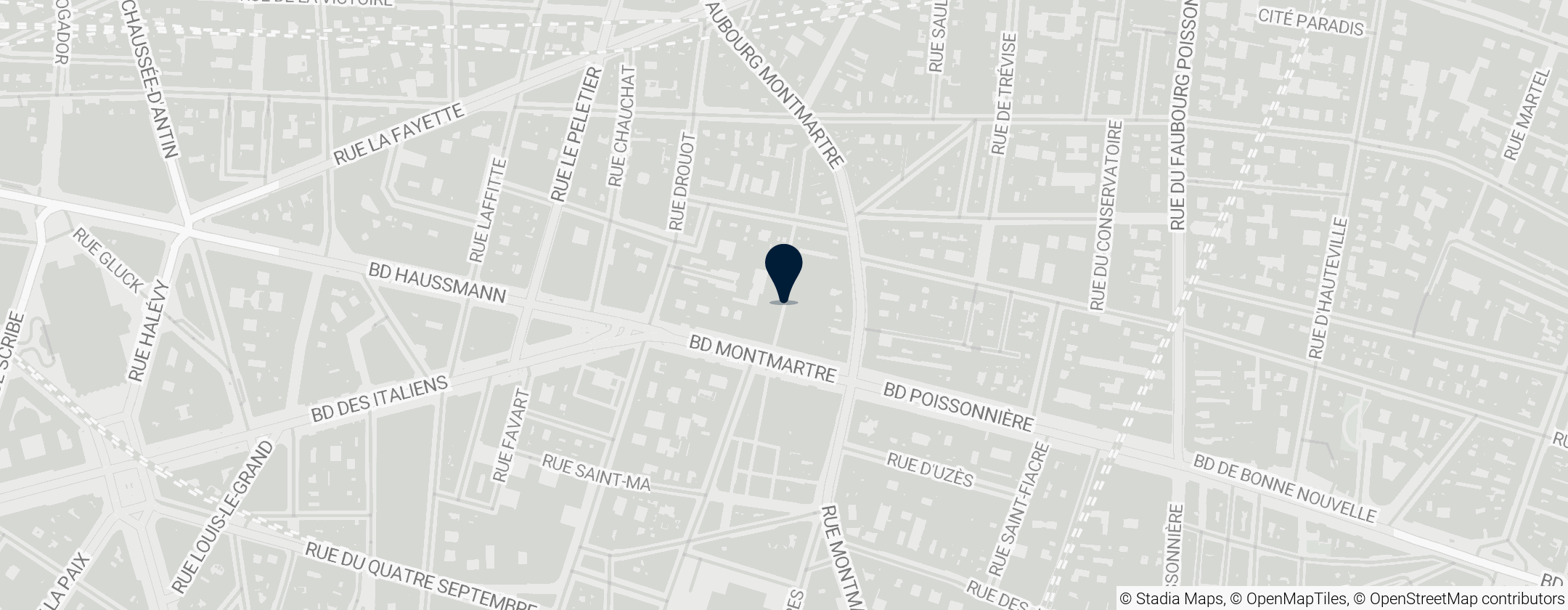 Map of Passage Jouffroy