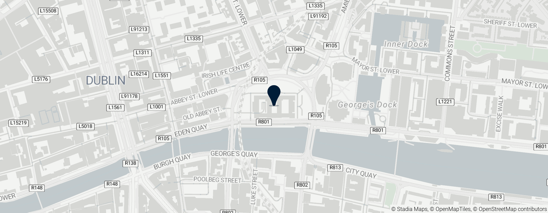 Map of The Custom House