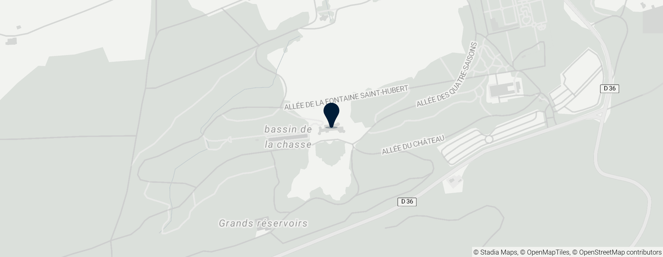 Map of Château de Trévarez