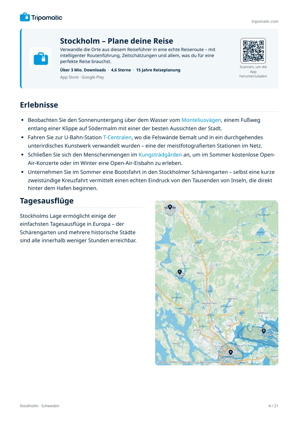 Stockholm Reiseführer, Seite 4