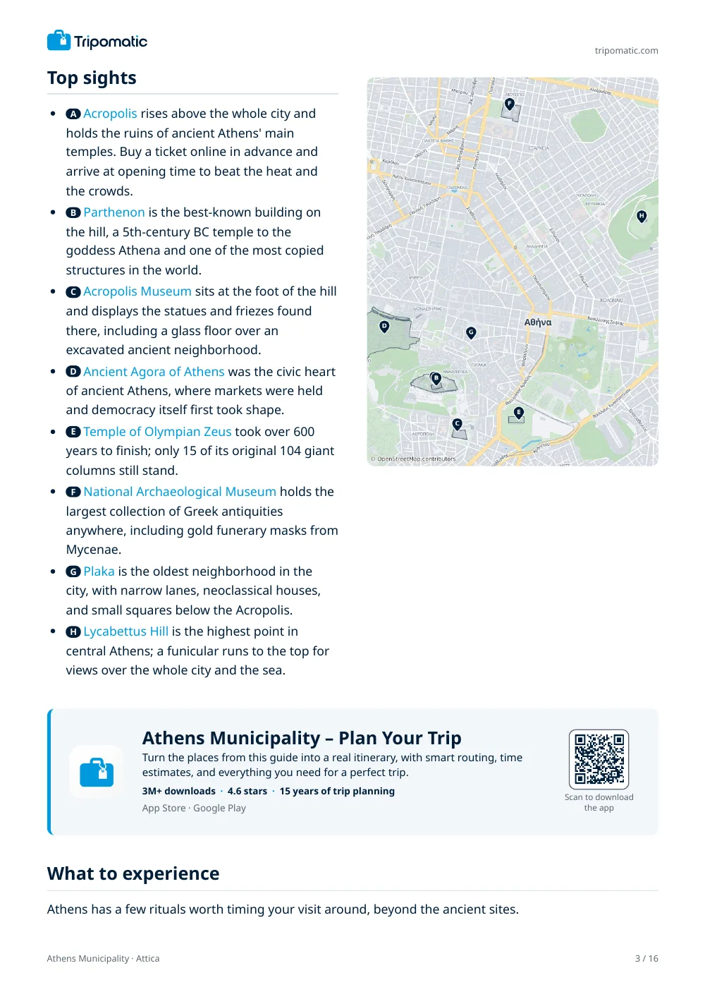 Athens Municipality travel guide, page 3