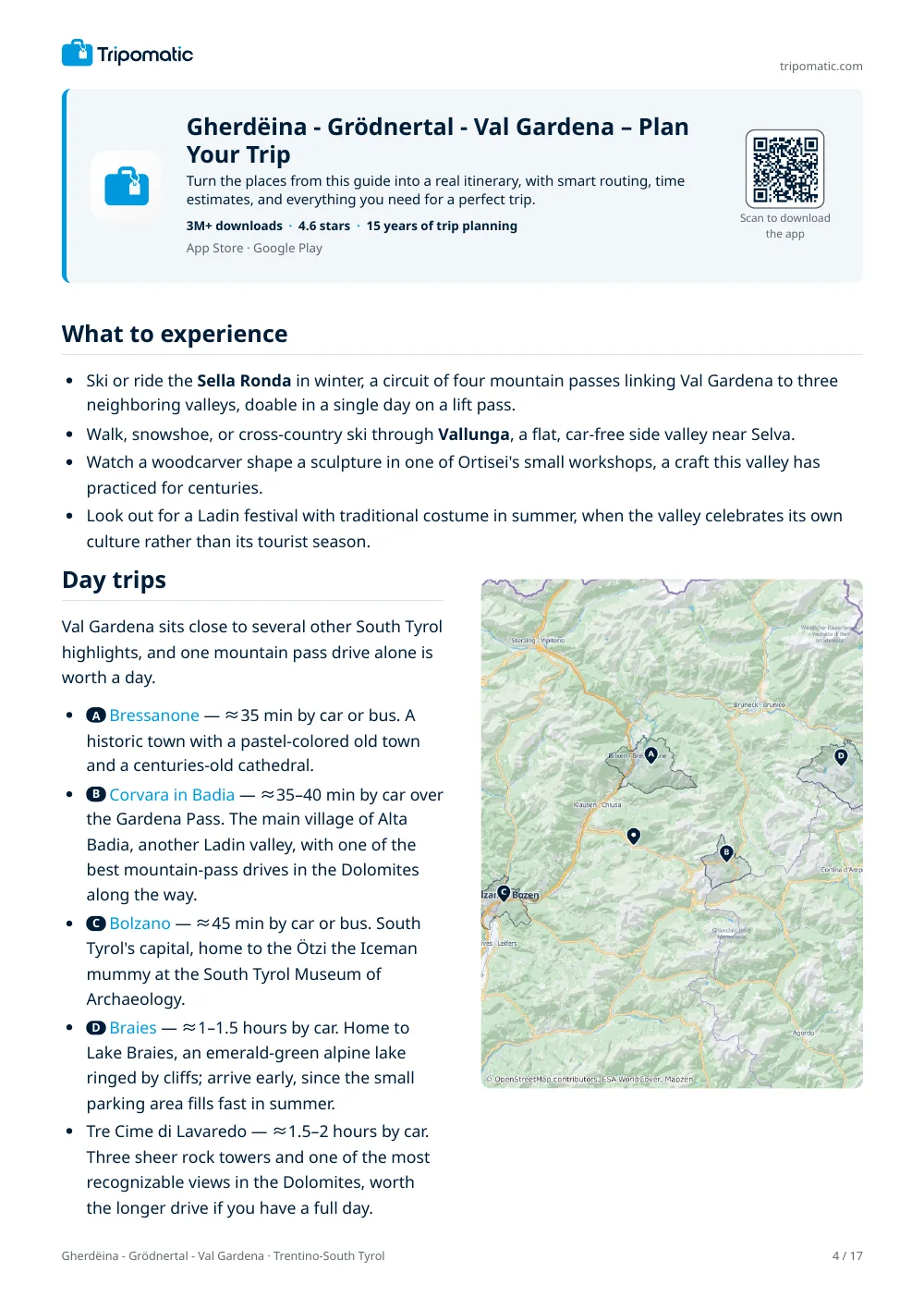 Gherdëina - Grödnertal - Val Gardena travel guide, page 4
