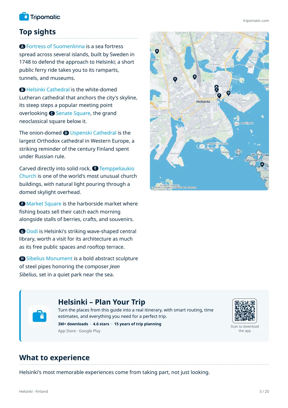Helsinki travel guide, page 3