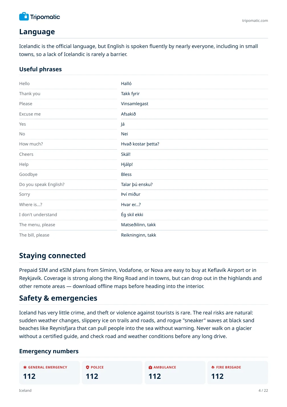 Iceland travel guide, page 4