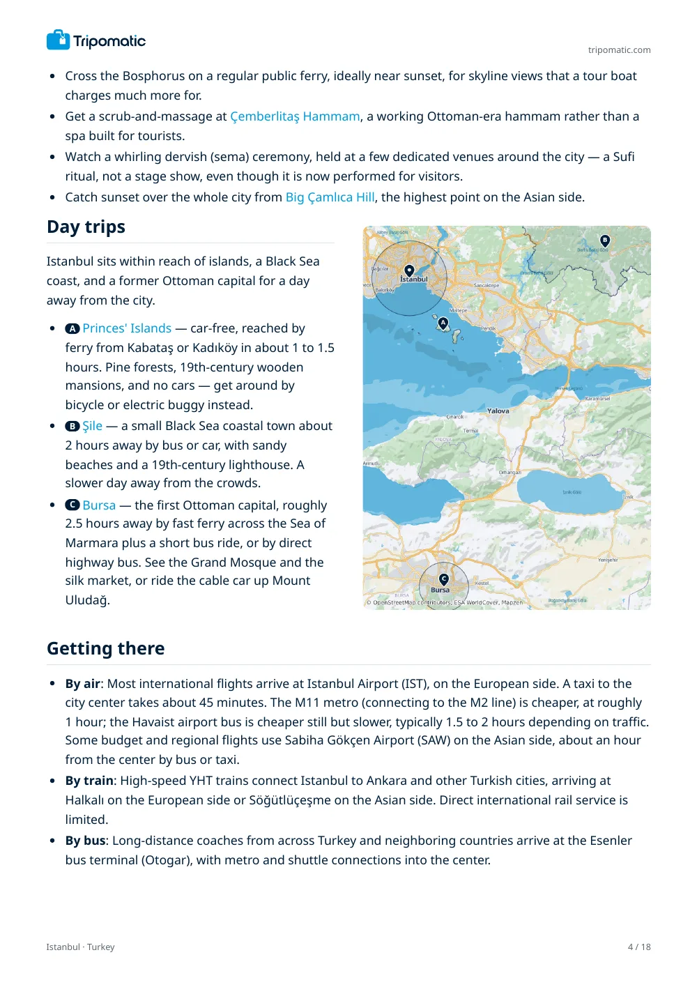 Istanbul travel guide, page 4