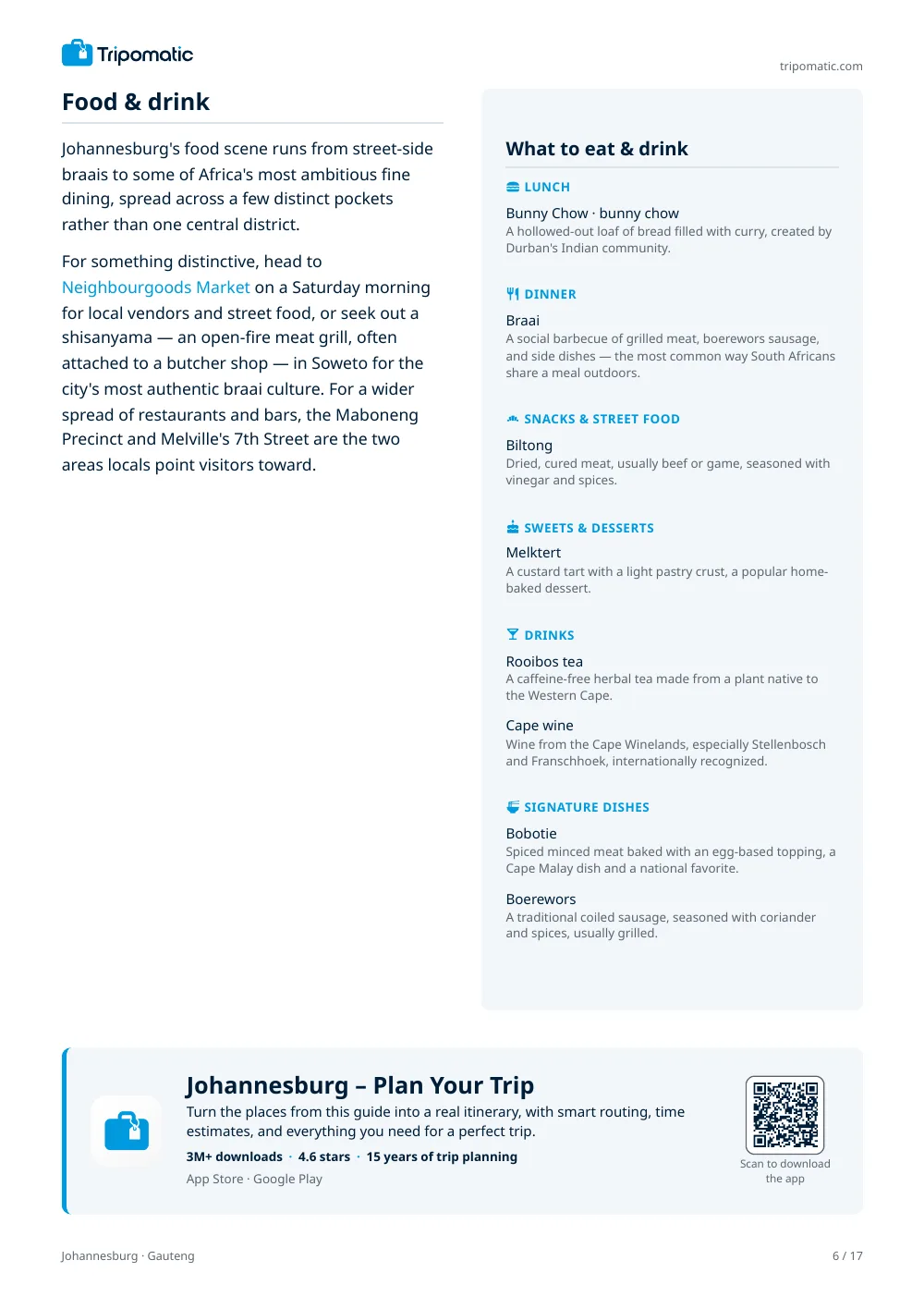 Johannesburg travel guide, page 6