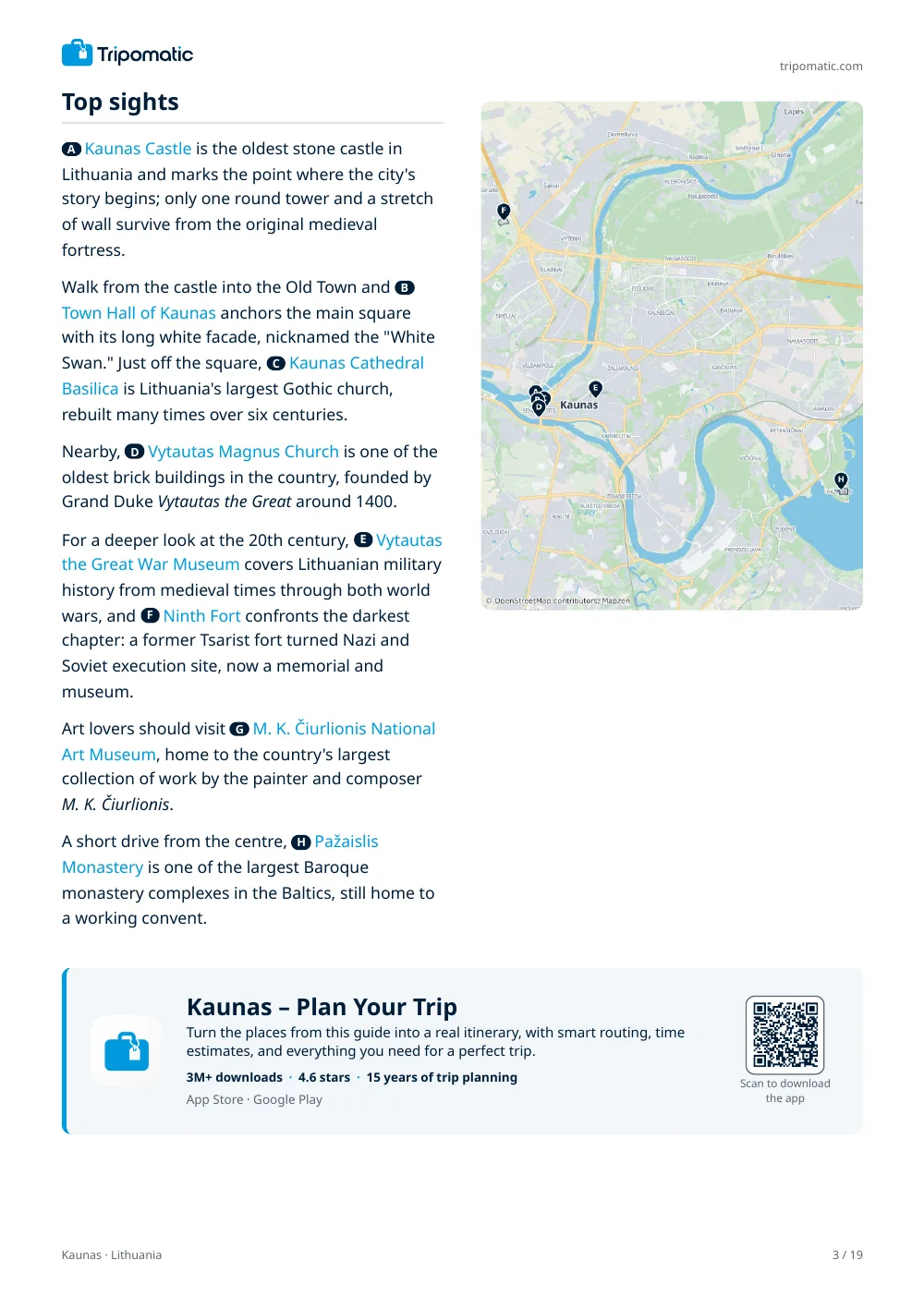 Kaunas travel guide, page 3