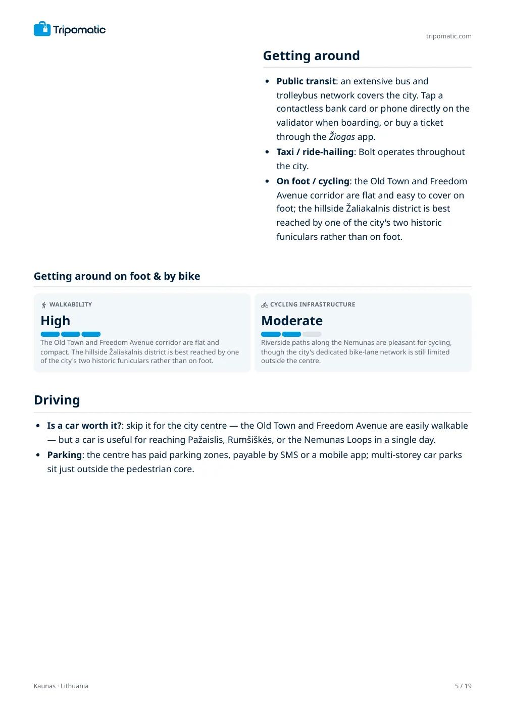 Kaunas travel guide, page 5