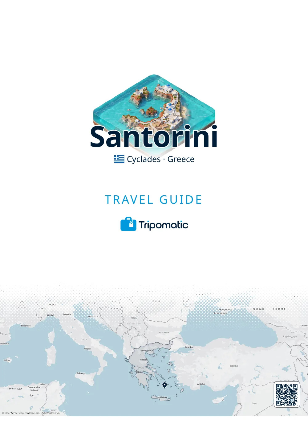 Santorini travel guide, page 1