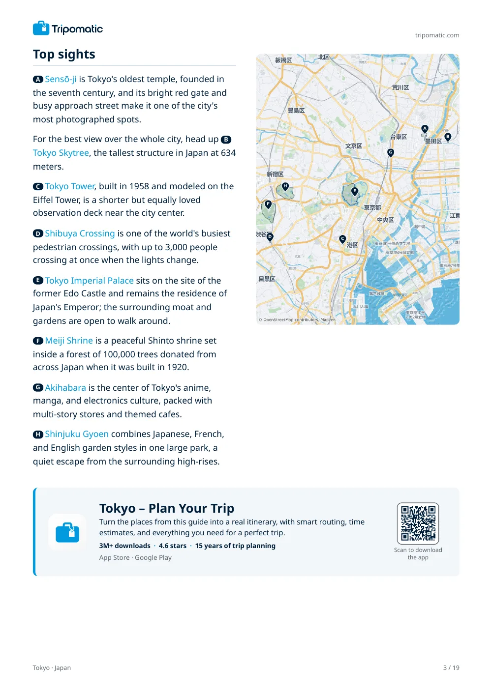 Tokyo travel guide, page 3