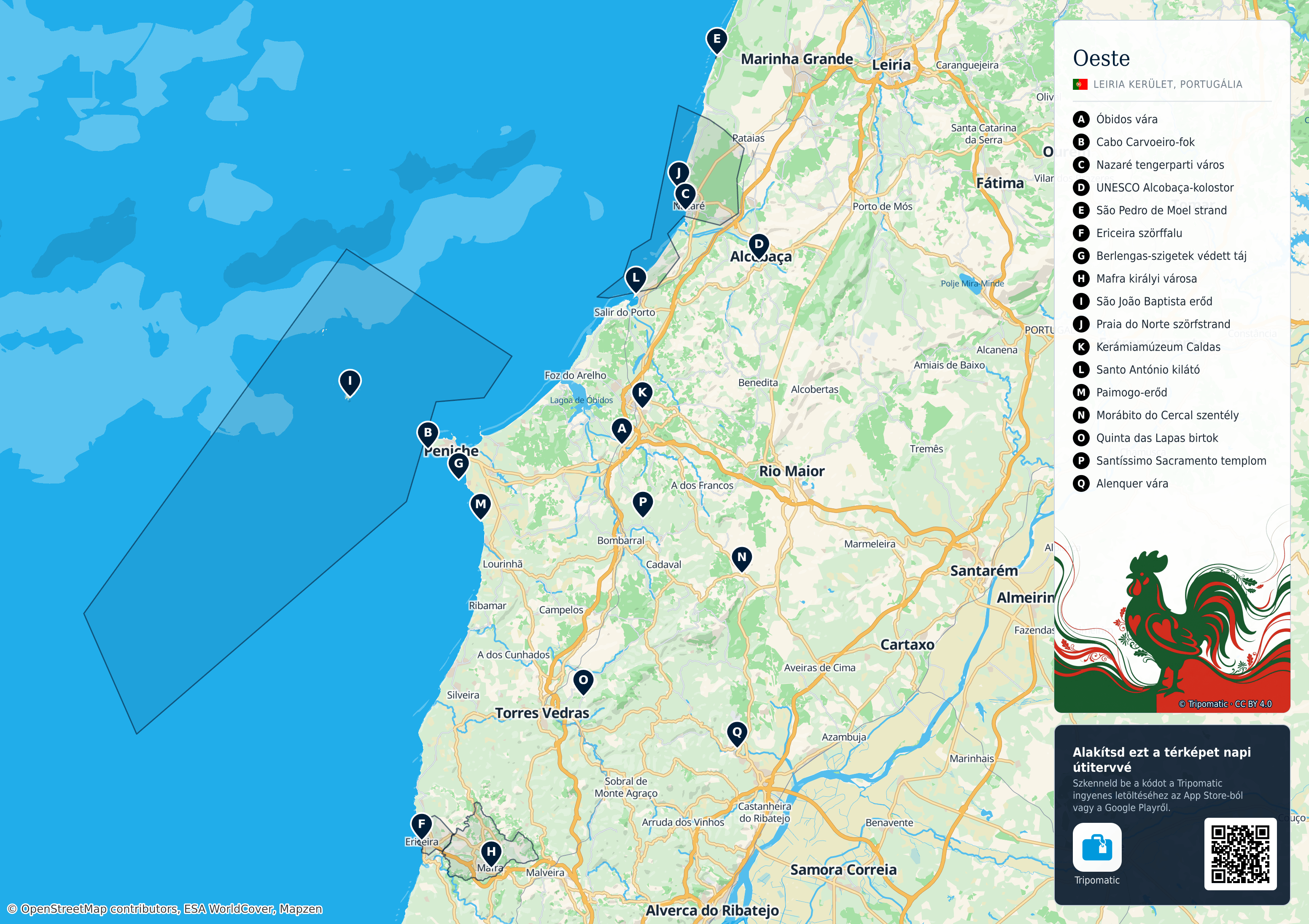 Tatter Map West – Nyomtatható turistatérkép