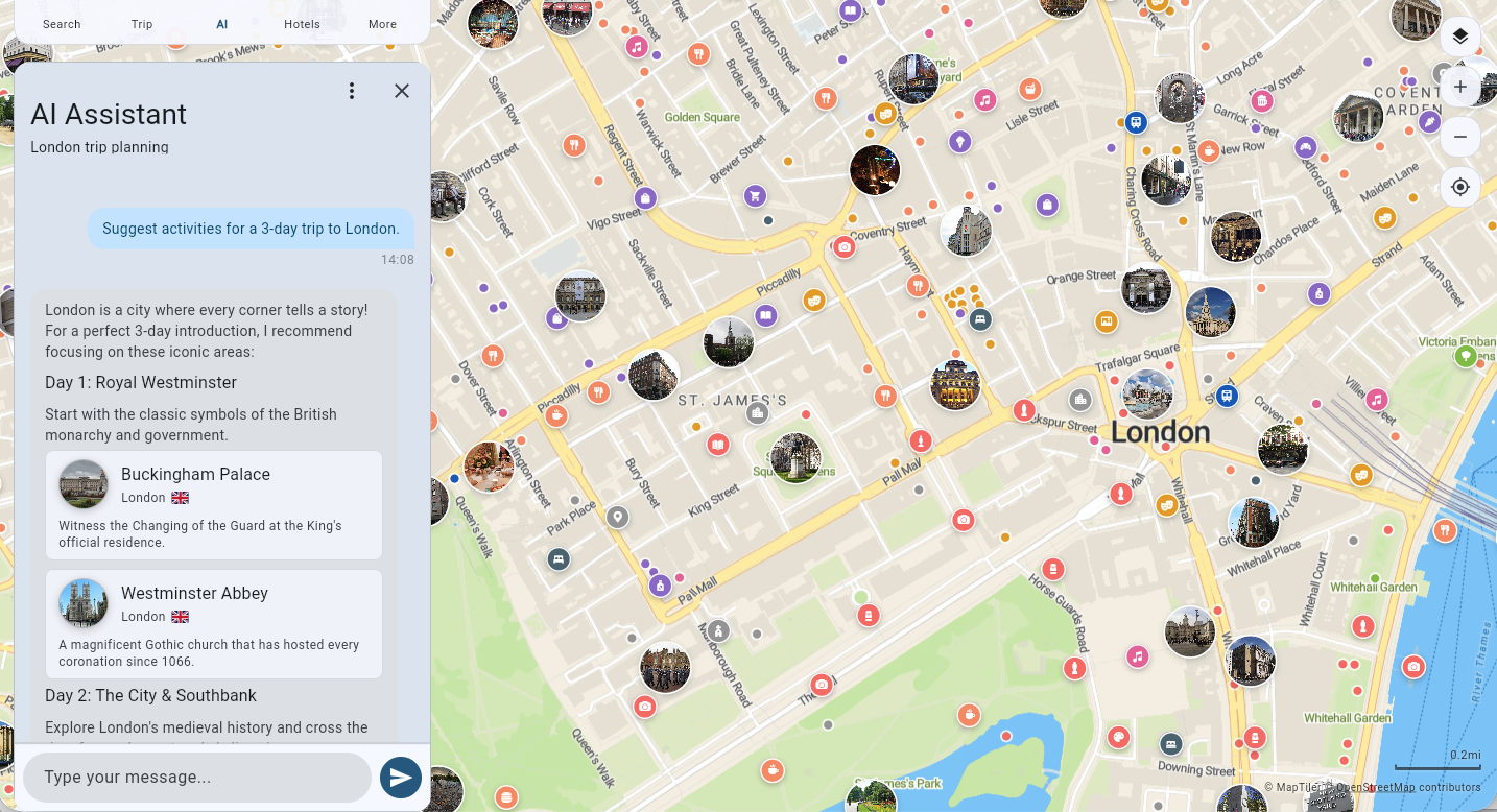 Tripomatic AI Assistant
