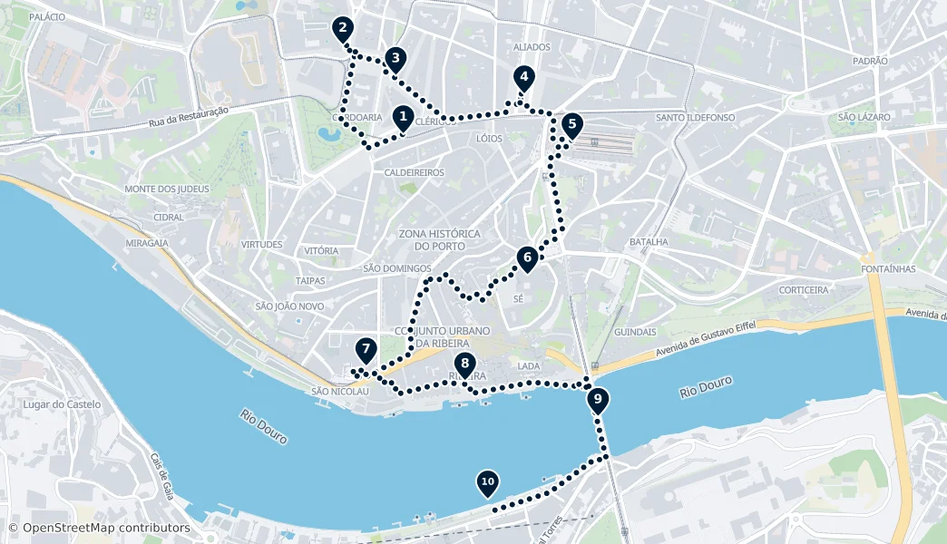Best of Porto – Mapa trasy