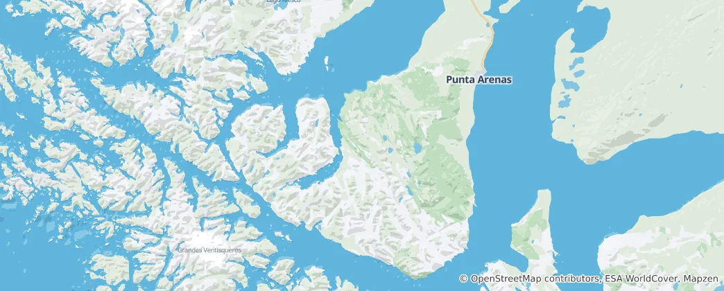 Mapa Brunšvický poloostrov