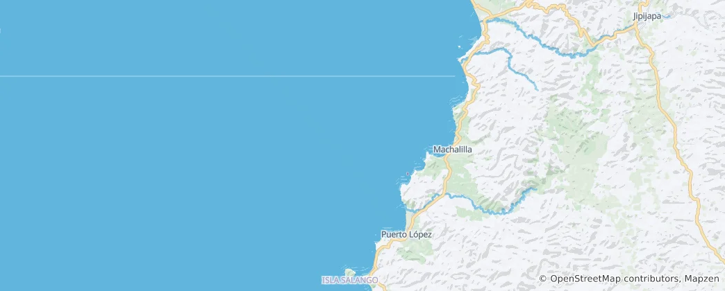 Mapa Parque Nacional Machalilla