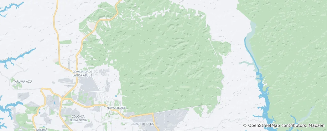 Map of Reserva Florestal Adolpho Ducke
