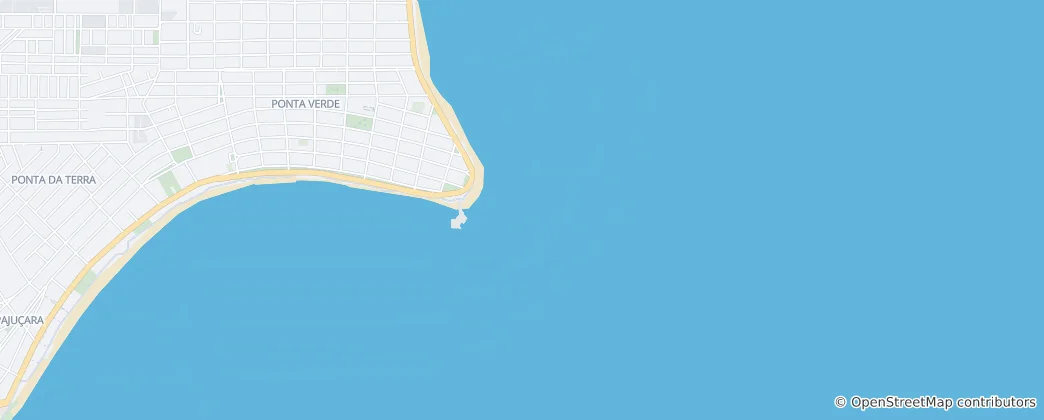 Mappa di Recife da Ponta Verde