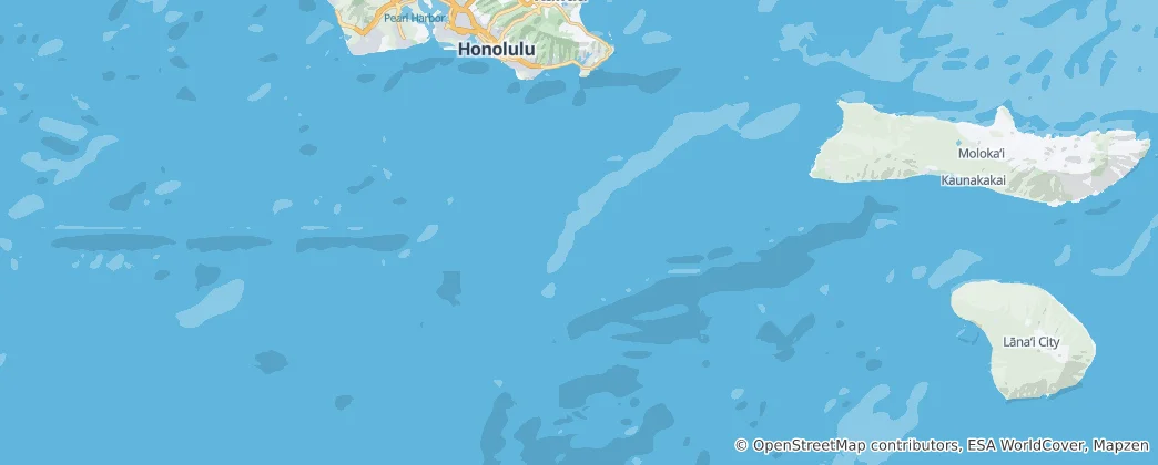 Hawaiian Islands Humpback Whale National Marine Sanctuary 지도