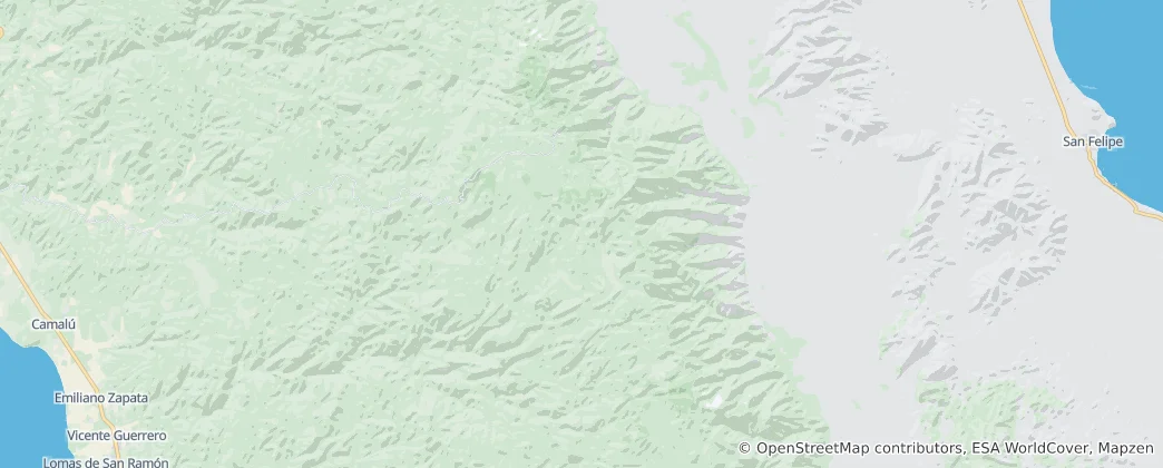 Map of Sierra de San Pedro Mártir National Park
