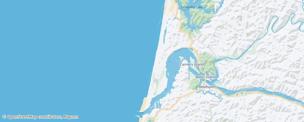 Oregon Dunes National Recreation Area — mapa