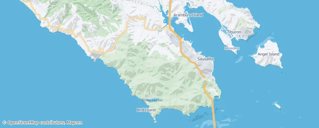 Marin Headlands — 地图