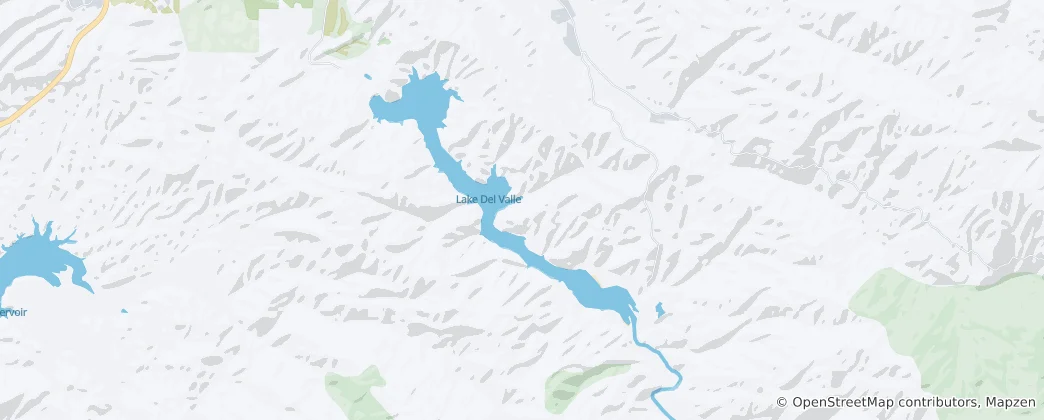 Mapa Del Valle Regional Park