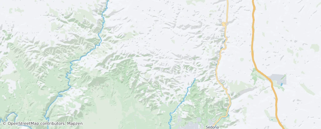 Red Rock-Secret Mountain Wilderness — Mappa