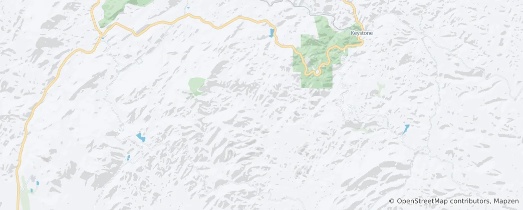 Mappa di Black Elk Wilderness