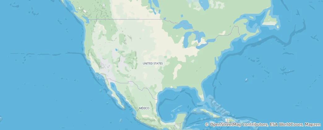Contiguous United States Haritası