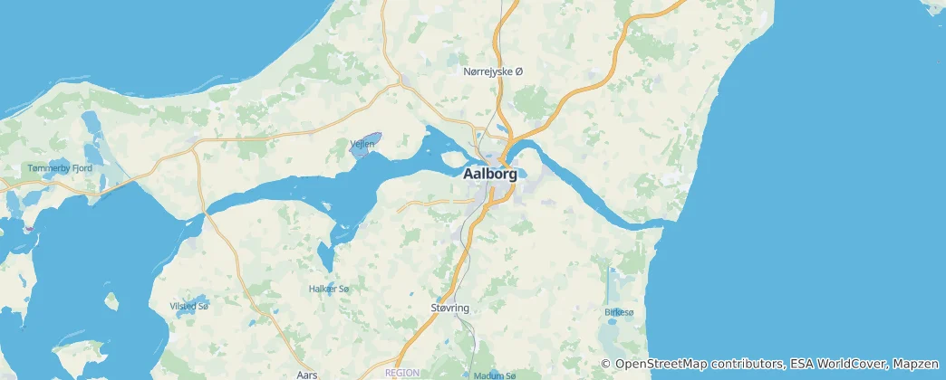 Map of Aalborg Municipality