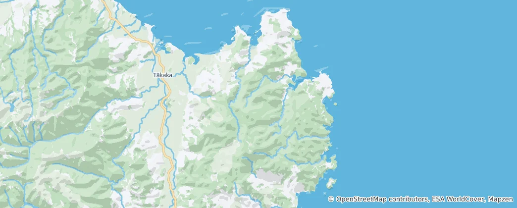Mappa di Parco Nazionale Abel Tasman