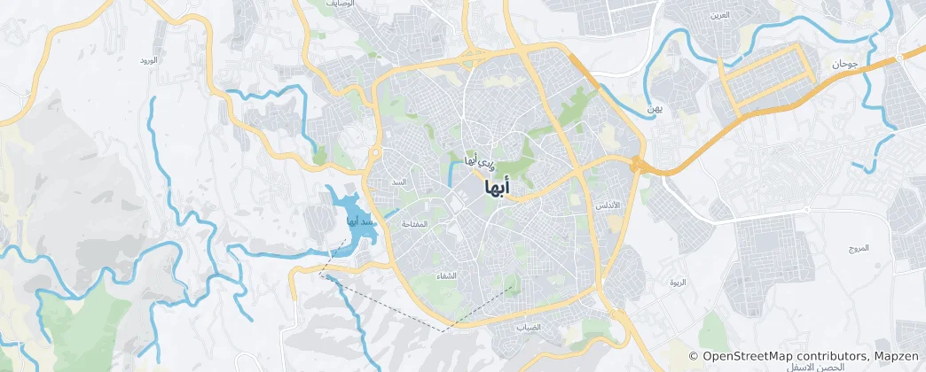 Map of Abha