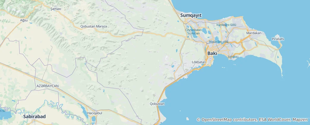 Mappa di Distretto di Abşeron