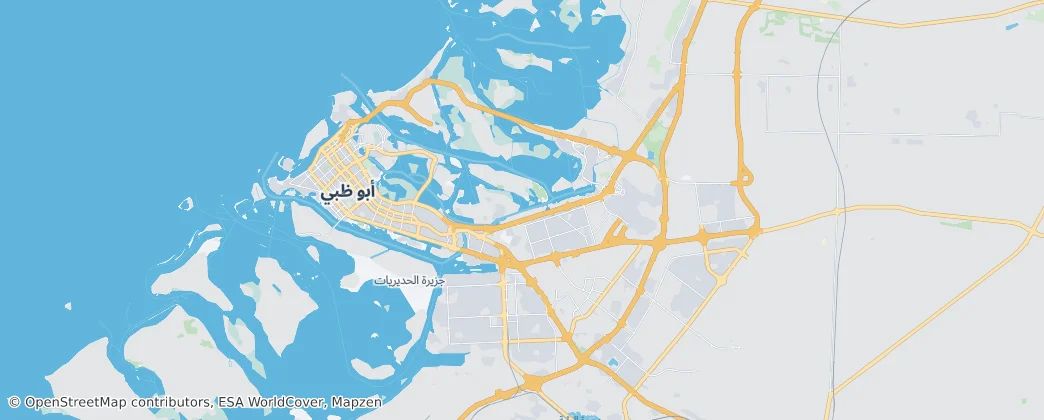 Abu Dhabi City — Map