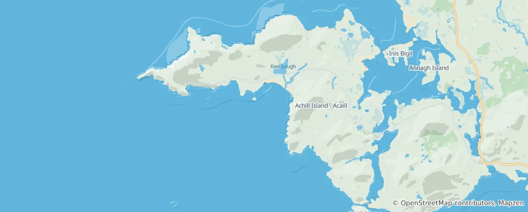 Mappa di Achill Island