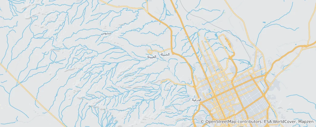 Map of Diriyah Governorate