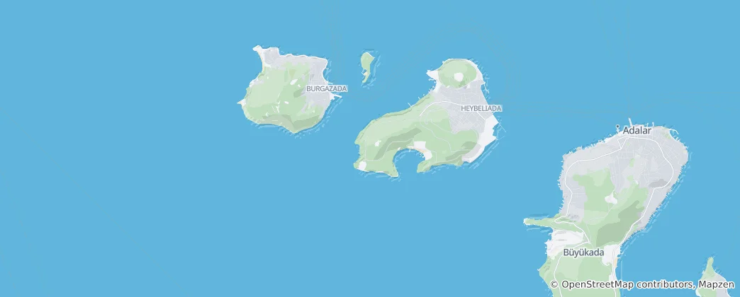 Map of Adalar