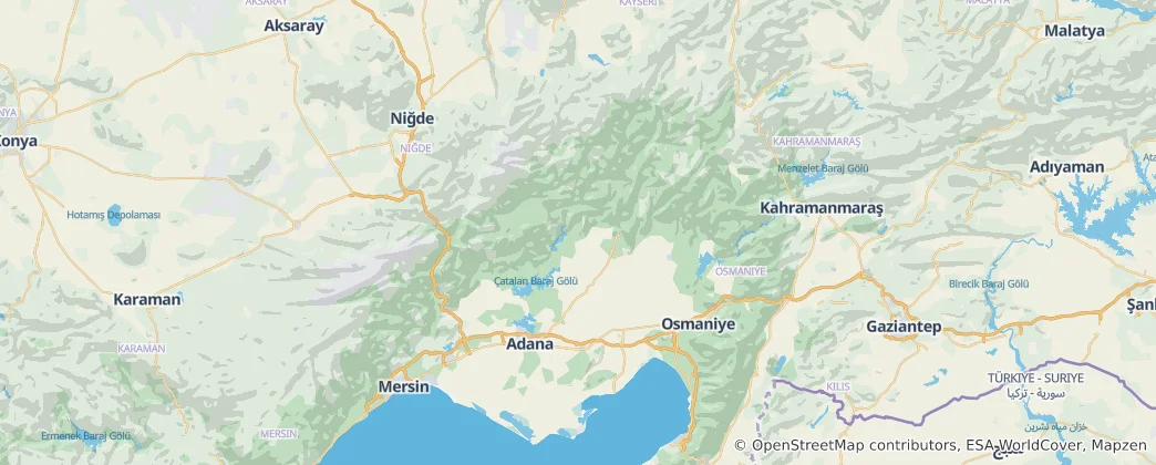 Mapa De Provincia de Adana