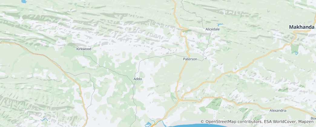 Mappa di Parco nazionale Addo Elephant